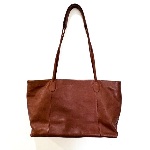 COACH Rare vintage large brown tote with zipper closure - Picture 12 of 16